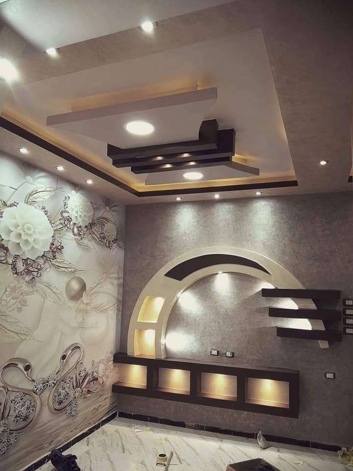 معلم ديكورات شاشات بلازما بريدة معلم دهانات القصيم 0500805510